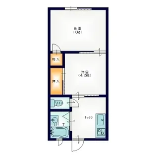 サンライトコーポ【2階】の間取り