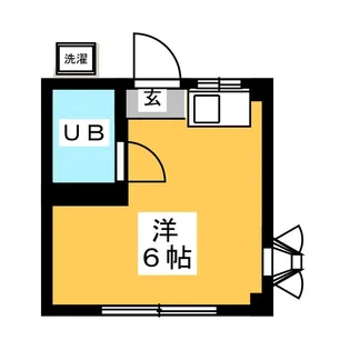 コーポ宮田【1階】の間取り