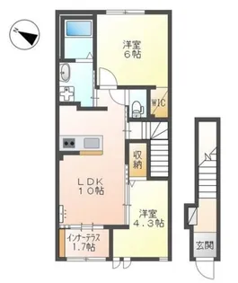 Soleil.Kay【2階】の間取り