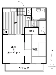 メゾン・ブランシュ【2階】の間取り