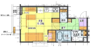 イーストワン【2階】の間取り