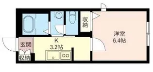 リンクスマチヤ(3月下旬退去予定)【1階】の間取り