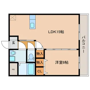 フェリシダード【3階】の間取り