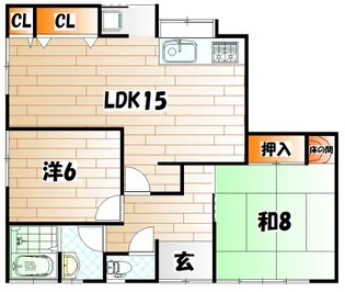 福岡県北九州市小倉北区霧ケ丘3【一戸建】の間取り
