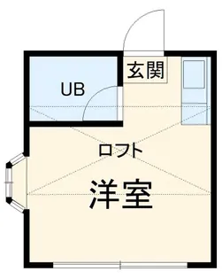 プラザドペルル【2階】の間取り