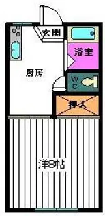 サンラフォーレA【1階】の間取り