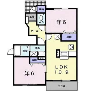 リジェール・8【1階】の間取り