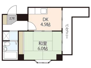 三沢ビル【4階】の間取り