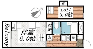 常陸多賀レジデンス【2階】の間取り