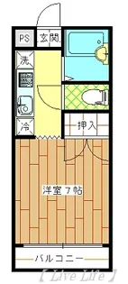 シルフィー木原【3階】の間取り