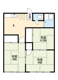 ハイツ渡辺【2階】の間取り