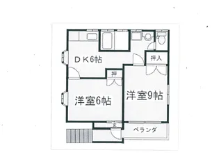 宮下コーポ【2階】の間取り