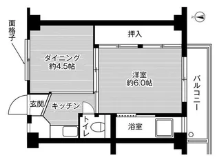 ビレッジハウス最上2号棟【3階】の間取り