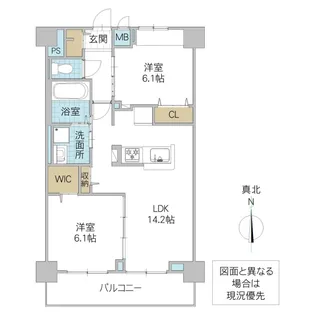 エルドール【3階】の間取り