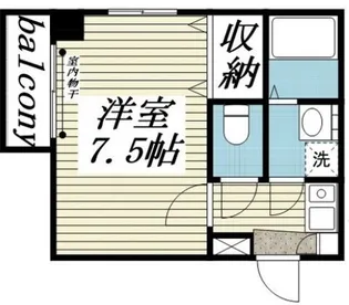 千葉県千葉市中央区新千葉2【マンション】の間取り