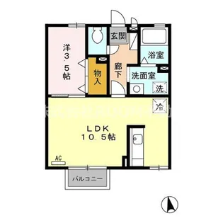 エストリル2【1階】の間取り