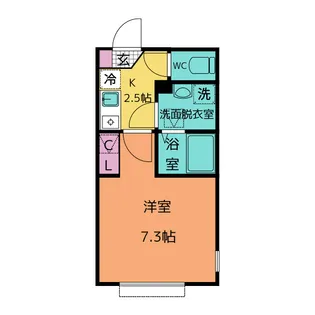 フェリシア・追浜【1階】の間取り
