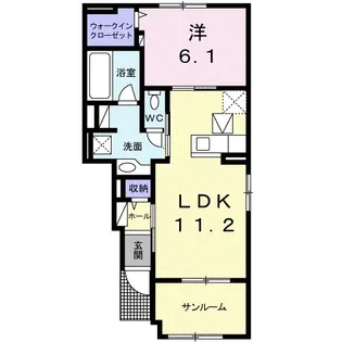 茨城県稲敷郡阿見町大字阿見【アパート】の間取り