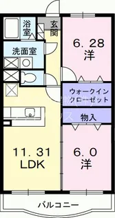 エテルノ・グランデ参番館【2階】の間取り