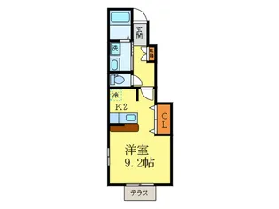 ポルト グランデ【1階】の間取り