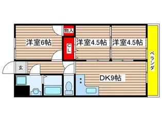 藤和鶴舞コープ【3階】の間取り