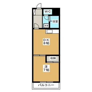 パークサイドマンション松が丘【4階】の間取り