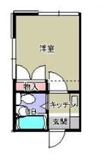 サンパレス相南【1階】の間取り