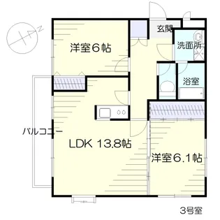 CASA・S【2階】の間取り