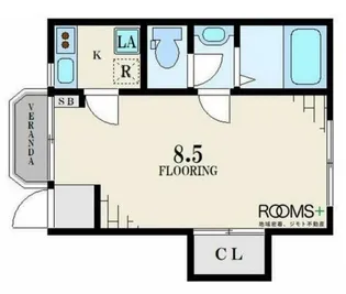 プチフランス【1階】の間取り