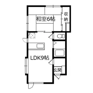 シャトレ茶屋町【2階】の間取り
