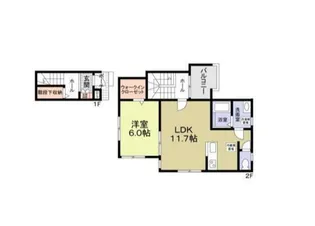 ピュアメゾン【2階】の間取り