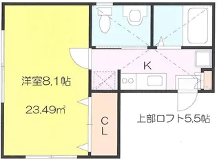 カーサ ビアンカ【2階】の間取り