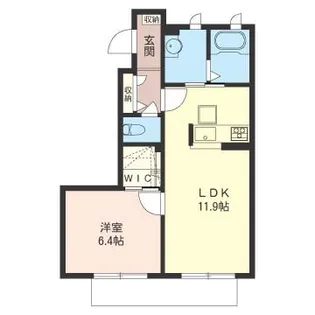 Green Field・A【1階】の間取り