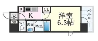 1Kの間取り画像