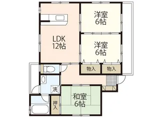 フラワーハイツV【3階】の間取り