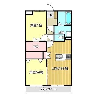 グレイスフル ヒル【1階】の間取り