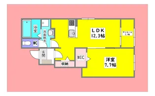 広島県東広島市八本松東3【アパート】の間取り