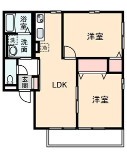 サザンコースト【2階】の間取り