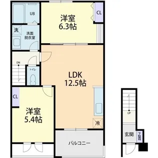 Amabile【2階】の間取り