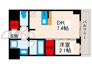 クレストコート東日暮里【2階】の間取り
