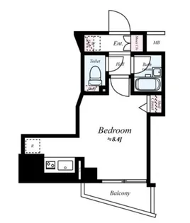 東京都大田区蒲田5【マンション】の間取り