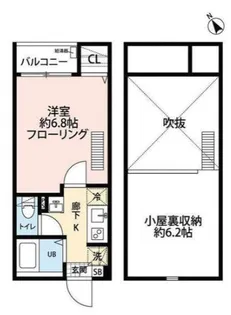 東京都葛飾区立石7【アパート】の間取り