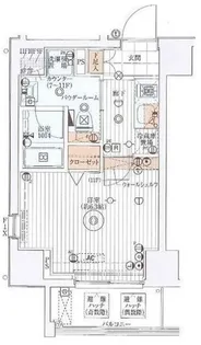 東京都江東区新大橋1【マンション】の間取り