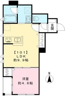 東京都中野区鷺宮6【アパート】の間取り