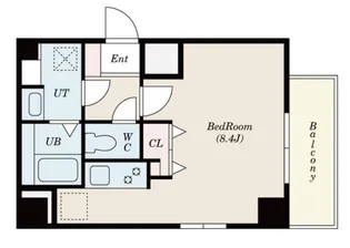 S-FORT湘南平塚【2階】の間取り