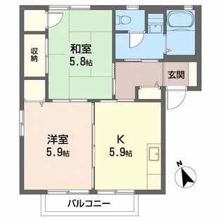 セレクトハウス【1階】の間取り