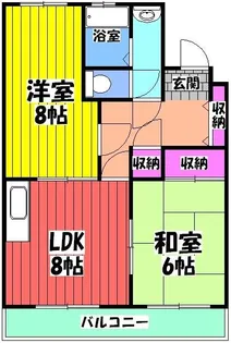 カサド・エムズ【1階】の間取り