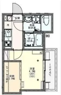 KEIAI RESIDENCE 西八王子【2階】の間取り