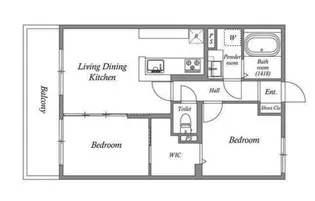 オーパスホームズ白山【3階】の間取り