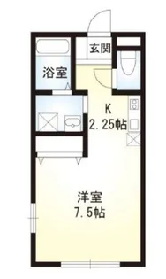 ジュネス目黒【1階】の間取り